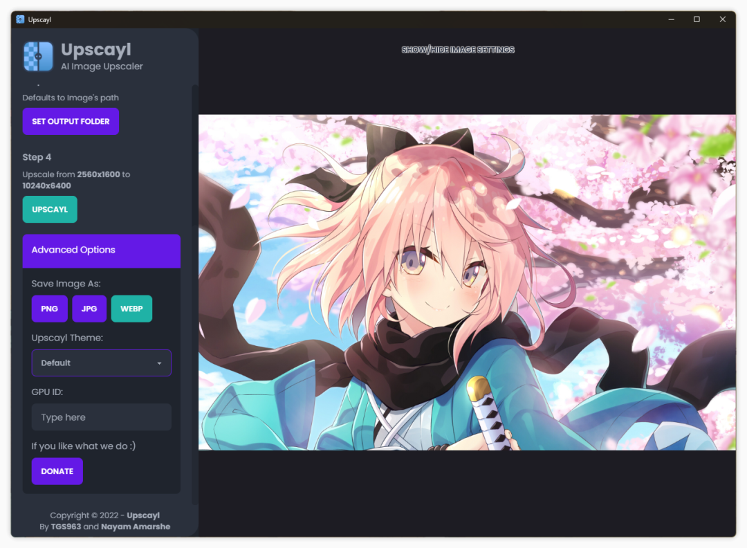 拯救渣画质！开源 AI 智能图片放大工具，内置多个模型，开箱即用！（bigjpgai-人工智能图片放大）