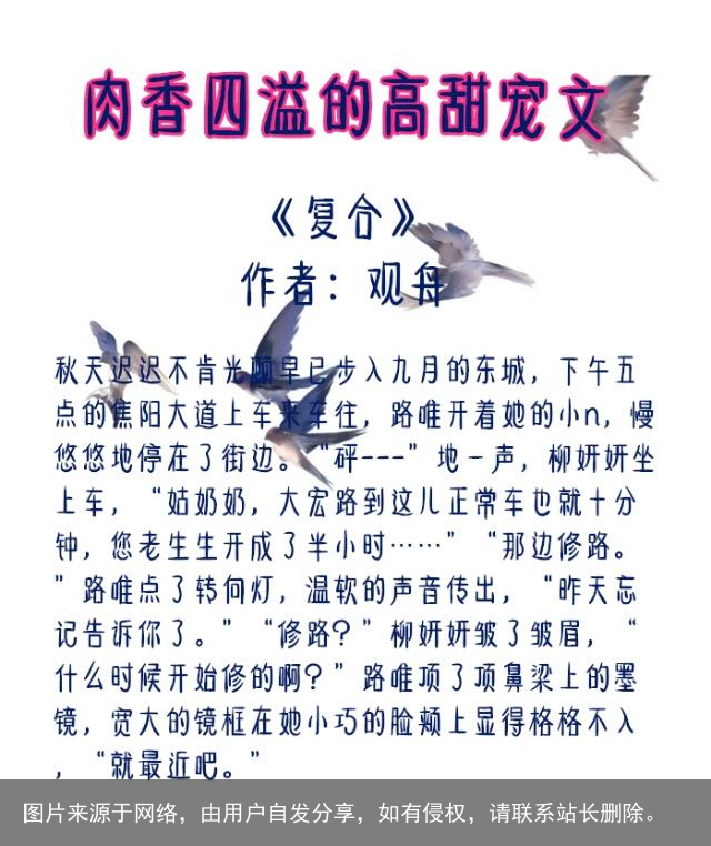 5本肉香四溢的高甜宠文：男主占有欲超强，让你忍不住躲在被窝看