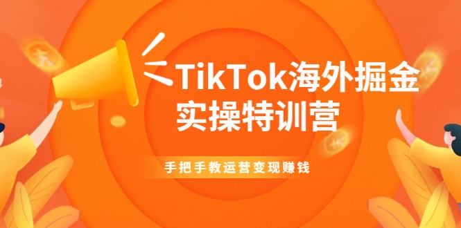 图片[1]-TikTok海外掘金实操特训营：手把手教运营变现赚钱