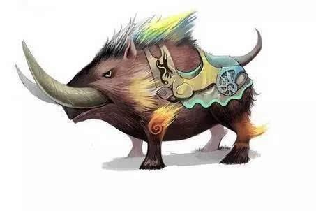 【山海经里的神兽】下篇—夔（kuí）牛、当康、天马、白狼、白鹿