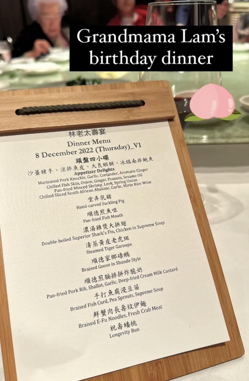 林建岳为母亲摆97岁寿宴，四代同堂好融洽，林老太一双粗眉显霸气（林爱儿林颢伊）