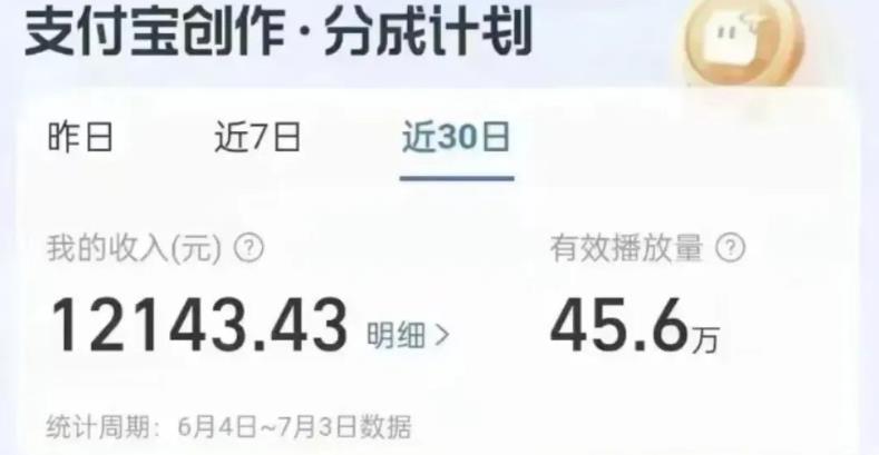 阿里开始布局短视频板块，搬运就有收益，据说1万播放就有300+收益，太过简单粗暴