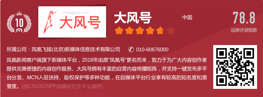 国内知名自媒体，2022年自媒体十大品牌榜