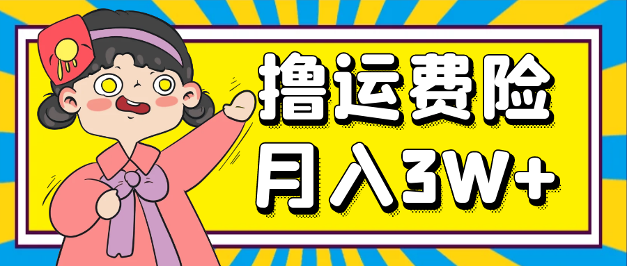 纯绿色项目，零门槛，安全下车，运费险新玩法，新手稳定月入3W+，亲测！