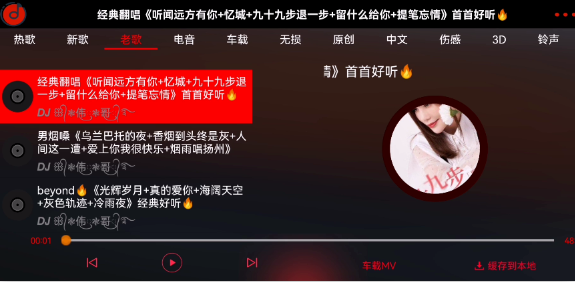 车载DJ，随心所欲畅听全网VIP资源
