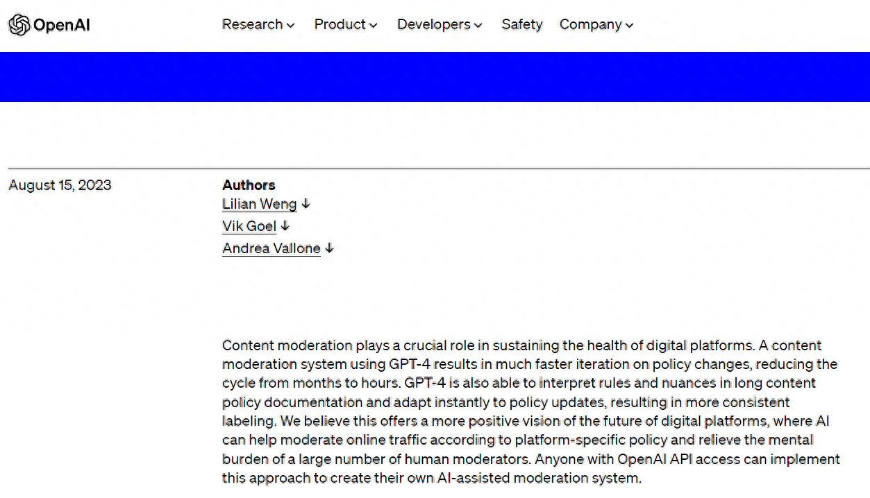 OpenAI曝光GPT-4这一新功能：一天可以完成六个月的工作