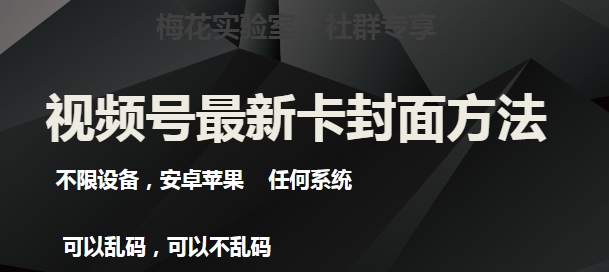 图片[1]-梅花实验室社群最新卡封面玩法3.0，不限设备，安卓苹果任何系统-蛙蛙资源网