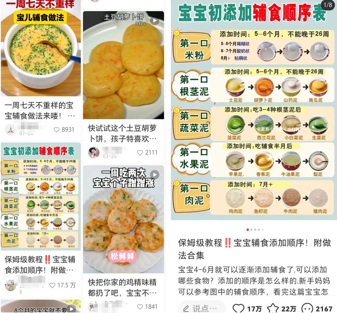 婴儿辅食虚拟资料项目思路，无门槛轻松上手操作