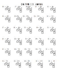 幼小衔接数学：破十法——减法