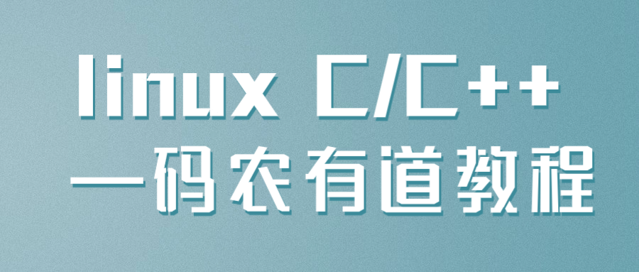 图片[1]-linux C/C++ —码农有道教程-蛙蛙资源网