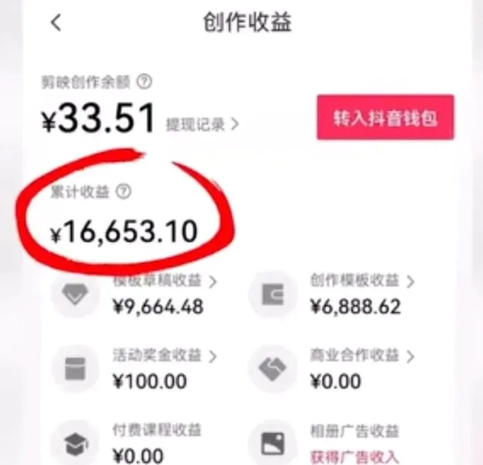 剪映模板变现小项目，每天5分钟操作！一个月变现￥1.6w