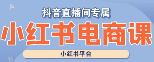 图片[1]-小红书电商高级运营课程，实操教学+案例分析-蛙蛙资源网