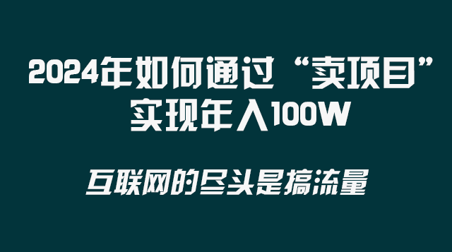 图片[1]-（8382期） 2024年如何通过“卖项目”实现年入100W-蛙蛙资源网