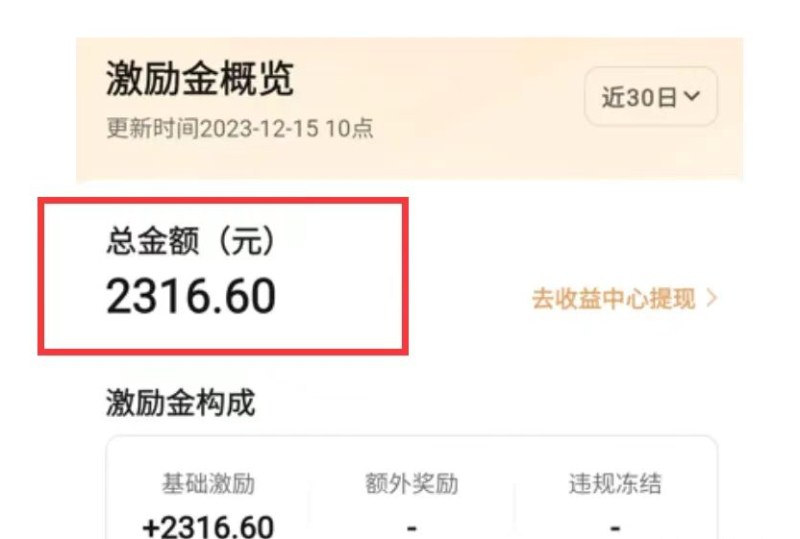 2024最新风口赛道，挣了2300+，人人可做