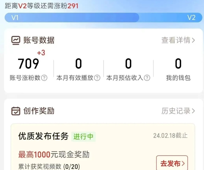 多多纯搬运项目，500播放量/1元，每个号一个月最高1000收益！