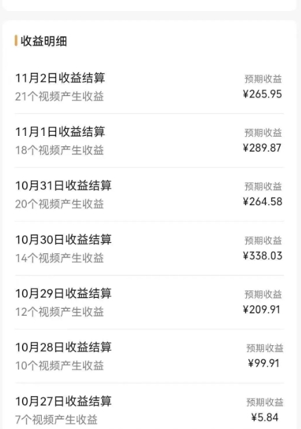 视频号分成计划分成收益的影响因素