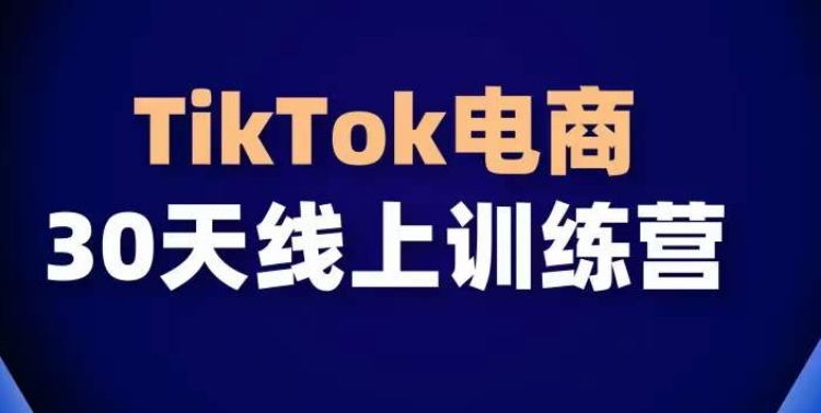 图片[1]-TikTok电商带货30天线上课，不可错过的全球流量洼地！-蛙蛙资源网