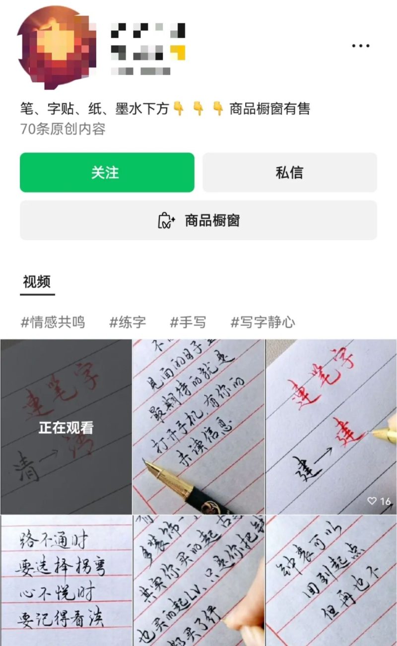 国画书法教学，针对老年人的视频号分成计划！