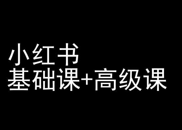 图片[1]-小红书基础课+高级课-小红书运营教程-蛙蛙资源网