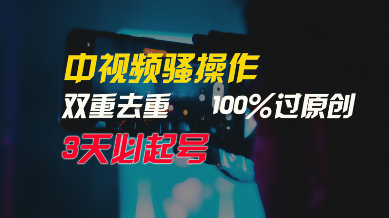 图片[1]-（9649期）中视频骚操作，双重去重100%过原创，3天比必起号，简单无脑，月入3W+-蛙蛙资源网