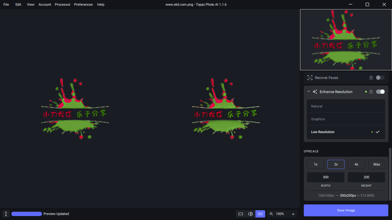 Topaz Photo AI v3.0.2便携版