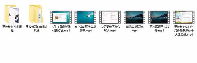 （10865期）拼多多·实战课：万人团玩法/截流自然流/最新强付费打法/最新原价卡大促被下架怎么解决