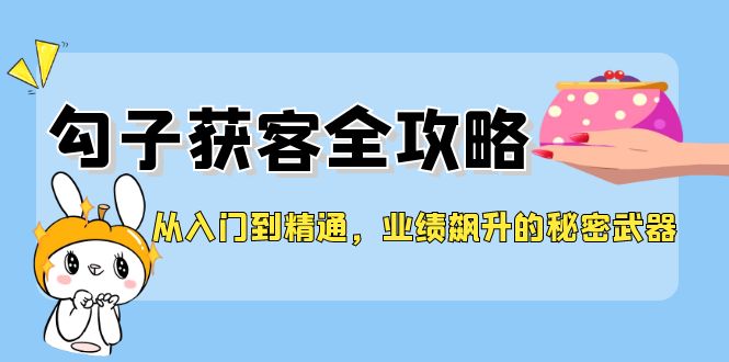 图片[1]-（12247期）从入门到精通，勾子获客全攻略，业绩飙升的秘密武器-蛙蛙资源网