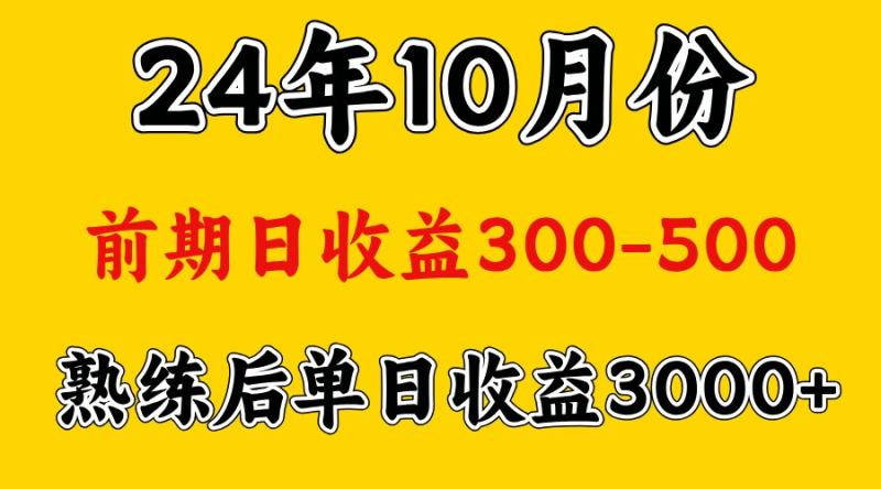 图片[1]-高手是怎么赚钱的.前期日收益500+熟练后日收益3000左右-蛙蛙资源网