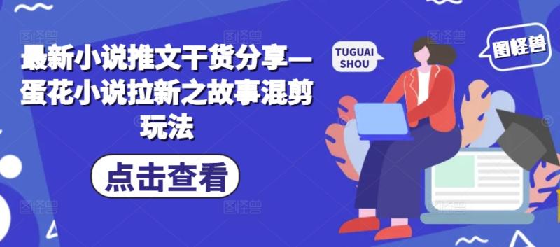 图片[1]-最新小说推文干货分享—蛋花小说拉新之故事混剪玩法-蛙蛙资源网