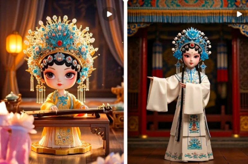 利用AI制做Q版古风娃娃视频，只需三步新手也能做出流量好到爆（附教程+提示）