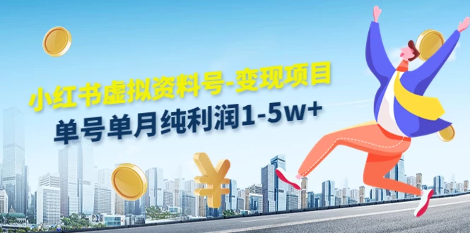 虚拟资料号变现项目，单月单号纯利润1W实操玩法分享