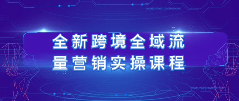 全新跨境全域流量营销实操课程