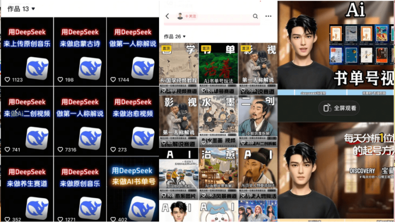 （14284期）Deep seek项目拆解+卡通数字人25年4月新玩法日引200+创业粉十分钟一条…