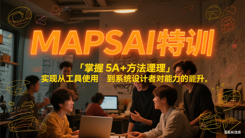 MAPSAI 特训，掌握 5A + 方法论，实现从工具使用者到系统设计者的能力跃升