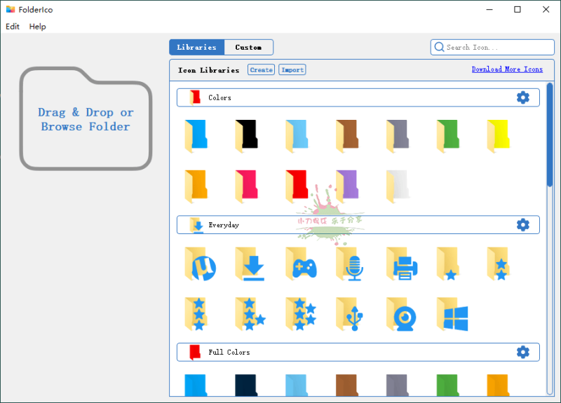 FolderIco文件夹颜色更改工具v8.1