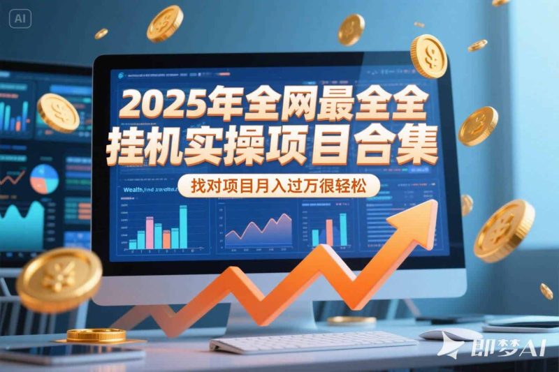 （15303期）2025年挂机实操项目实操演练，挂机类型，AI直播类型，轻资产创业类型…