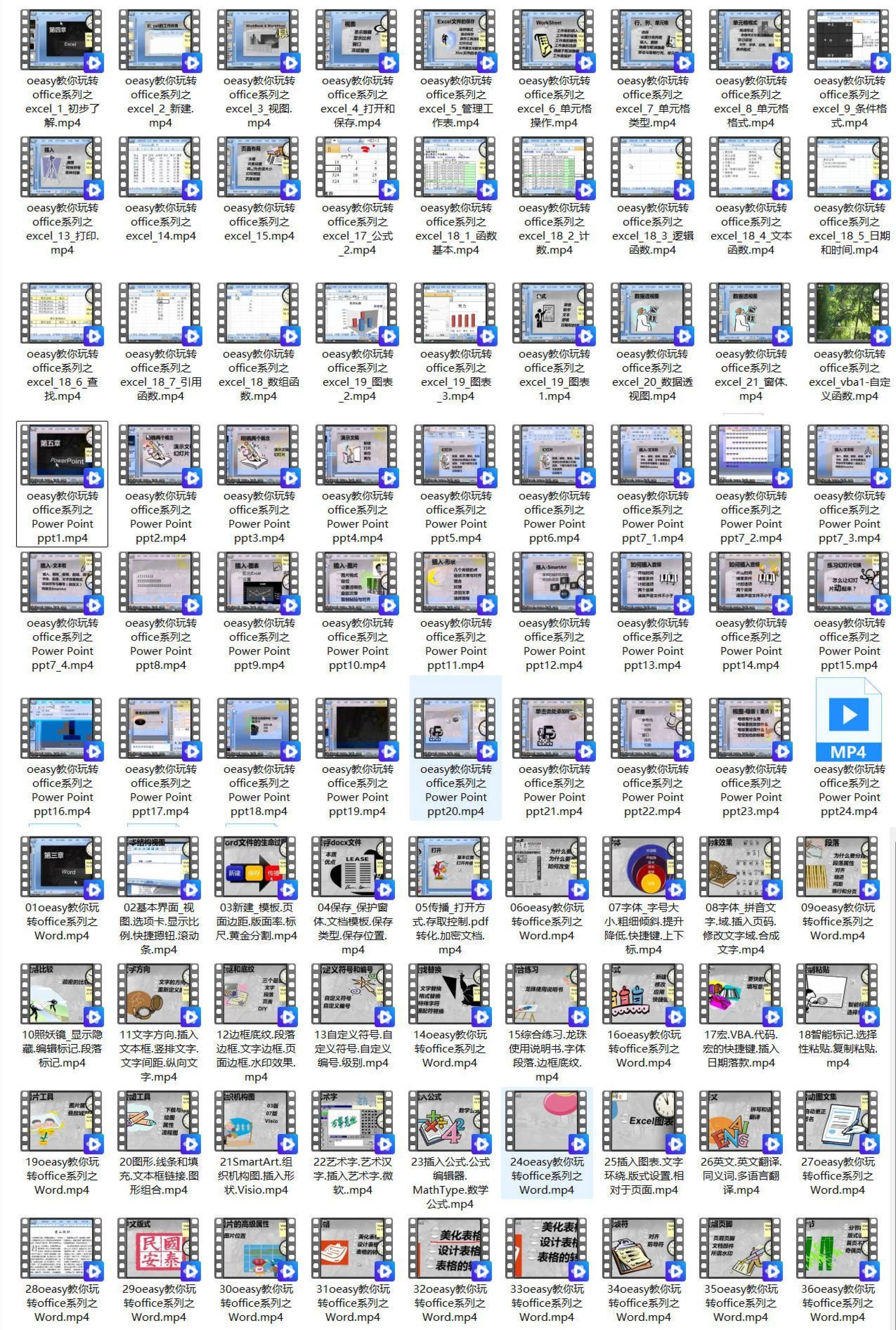 office全套课程 Excel&PPT&Word入门到精通