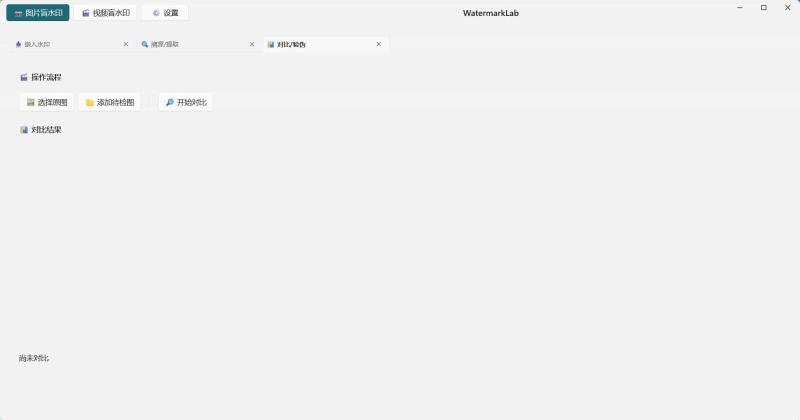 图片打水印 盲水印 嵌入 溯源 对比等