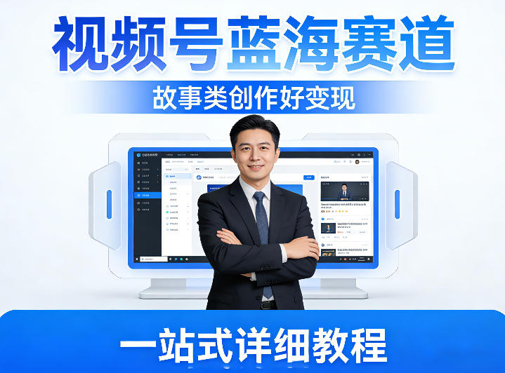 视频号蓝海赛道，故事类创作好变现，一站式详细教程