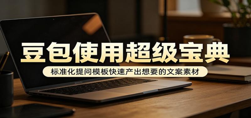 豆包使用超级宝典：标准化提问模板快速产出想要的文案素材