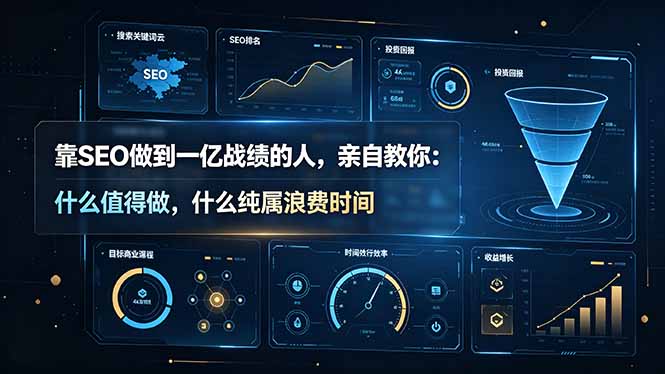 (19197期)靠SEO做到一亿战绩的人,亲自教你:什么值得做,什么纯属浪费时间【原创双语字幕】 (19197期)靠SEO做到一亿战绩的人,亲自教你:什么值得做,什么纯属浪费时间【原创双语字幕】