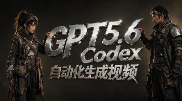 （19393期）GPT5.6+Codex自动化视频生成：提示词设计×角色设定×封面海报×工作流思路，高效产出AI视频