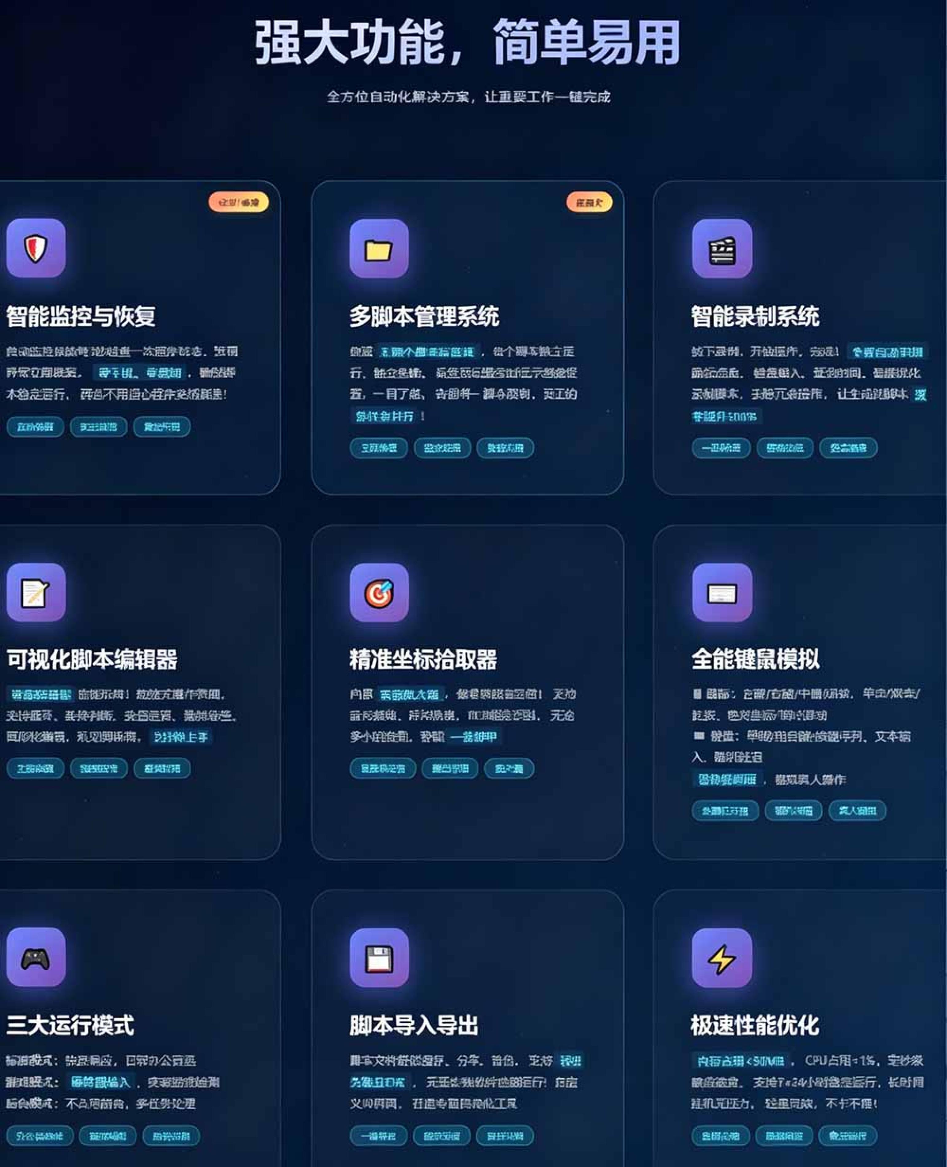 (19423期)专业Windows键鼠自动化工具,免费永久使用,告别重复操作,小白也能快速创建自动化脚本 点点精灵 (19423期)专业Windows键鼠自动化工具,免费永久使用,告别重复操作,小白也能快速创建自动化脚本 点点精灵