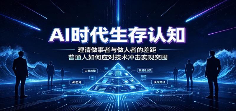 AI时代生存认知：理清做事者与做人者的差距，普通人如何应对技术冲击实现突围