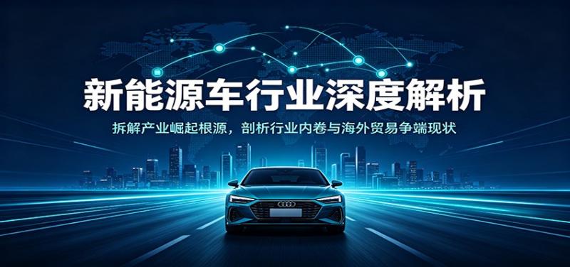 新能源车行业深度解析：拆解产业崛起根源，剖析行业内卷与海外贸易争端现状
