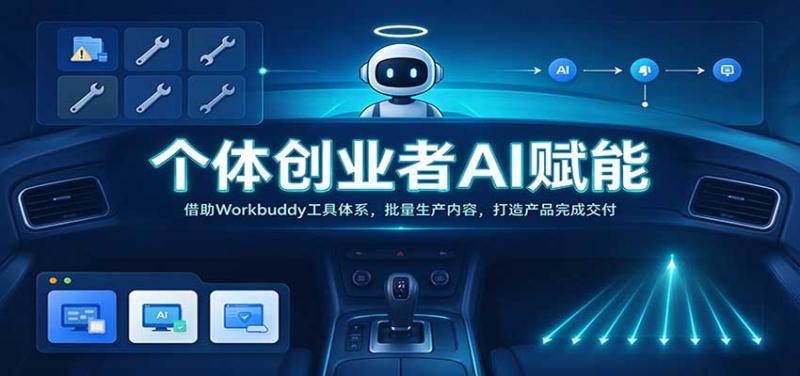 个体创业者AI赋能:借助Workbuddy工具体系,批量生产内容,打造产品完成交付