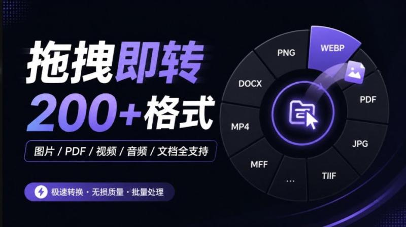 Github宝藏应用，夯到爆！拖拽即可一键转换200+种格式，音视频、图片、文档、电子书均不在话下Filee